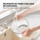 Gaabor Processador 2L 300W 4 Lâminas Triturador Carne Legumes Multislice Vidro 6mm MG-15M02A